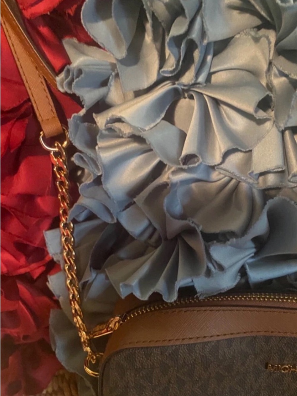 Michael Kors Brown Tan Logo Crossbody Bag - Picture 5 of 6